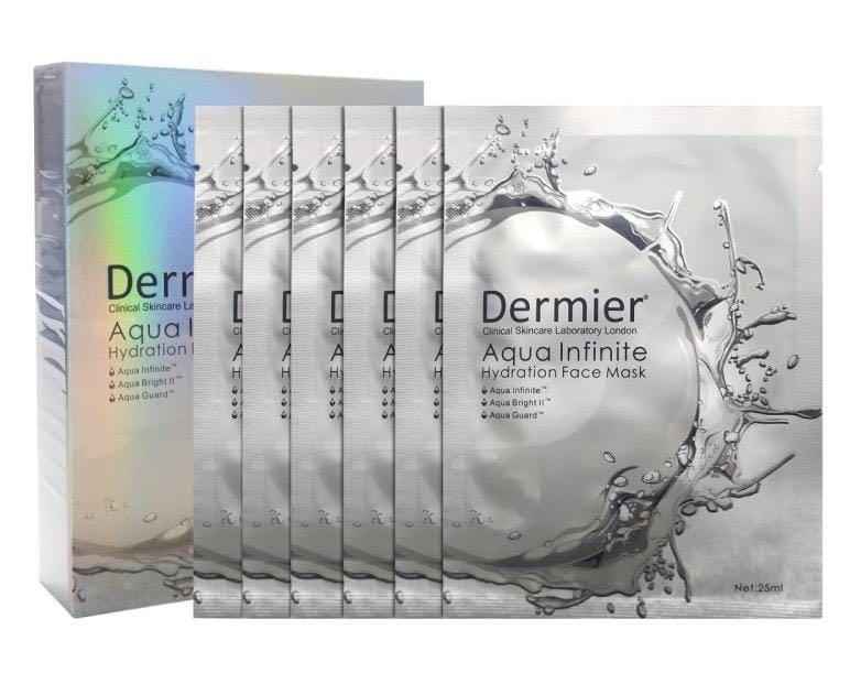 Dermier 水肌解渴面膜 Aqua Infinite Hydration Face Mask 6pcs
