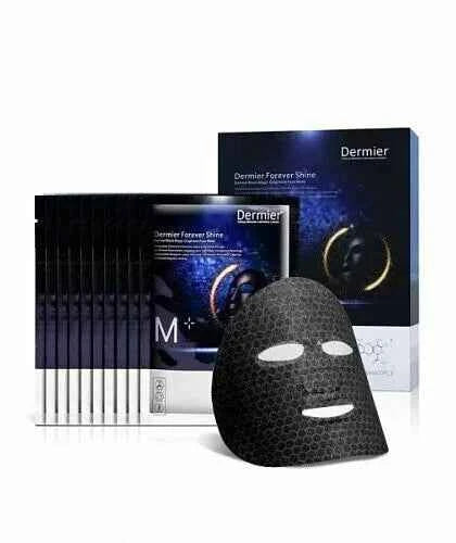 Dermier 黑魔法充電面膜 Black Magic Graphene Face Mask (10片/盒)