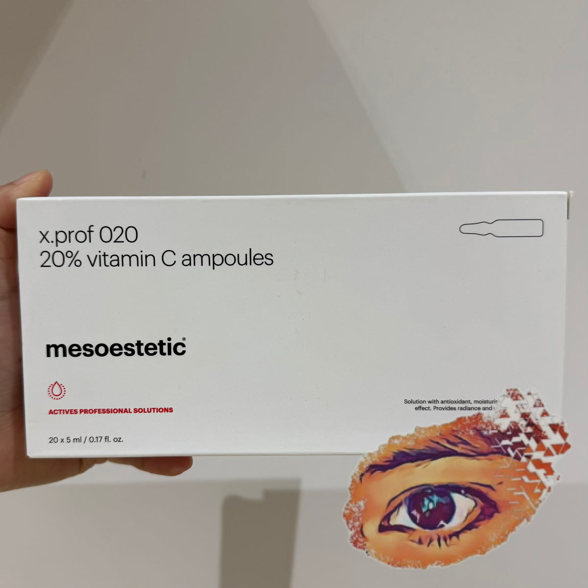 Mesoestetic Vitamin C激活亮白細胞精華20% （x.prof 020 20% Vitamin C Ampoules） 5ml*20