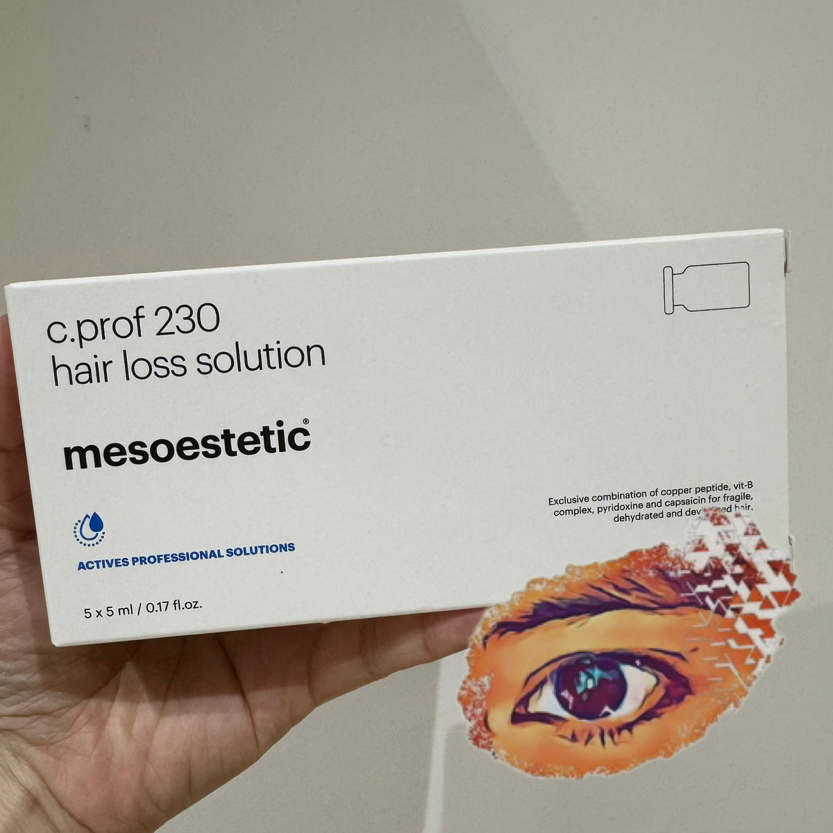 Mesoestetic 美斯蒂克防脫髮精華 （c.prof 230 Hair Loss Solution） 5ml*5