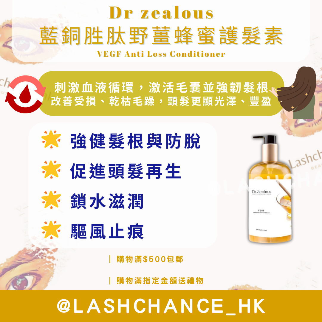 Dr zealous Blue Copper Peptide Wild Ginger Honey Conditioner