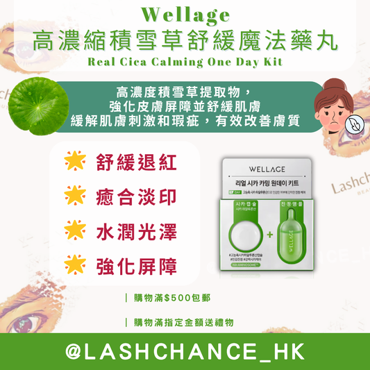 Wellage 高濃縮積雪草舒緩魔法藥丸 Real Cica Calming One Day Kit