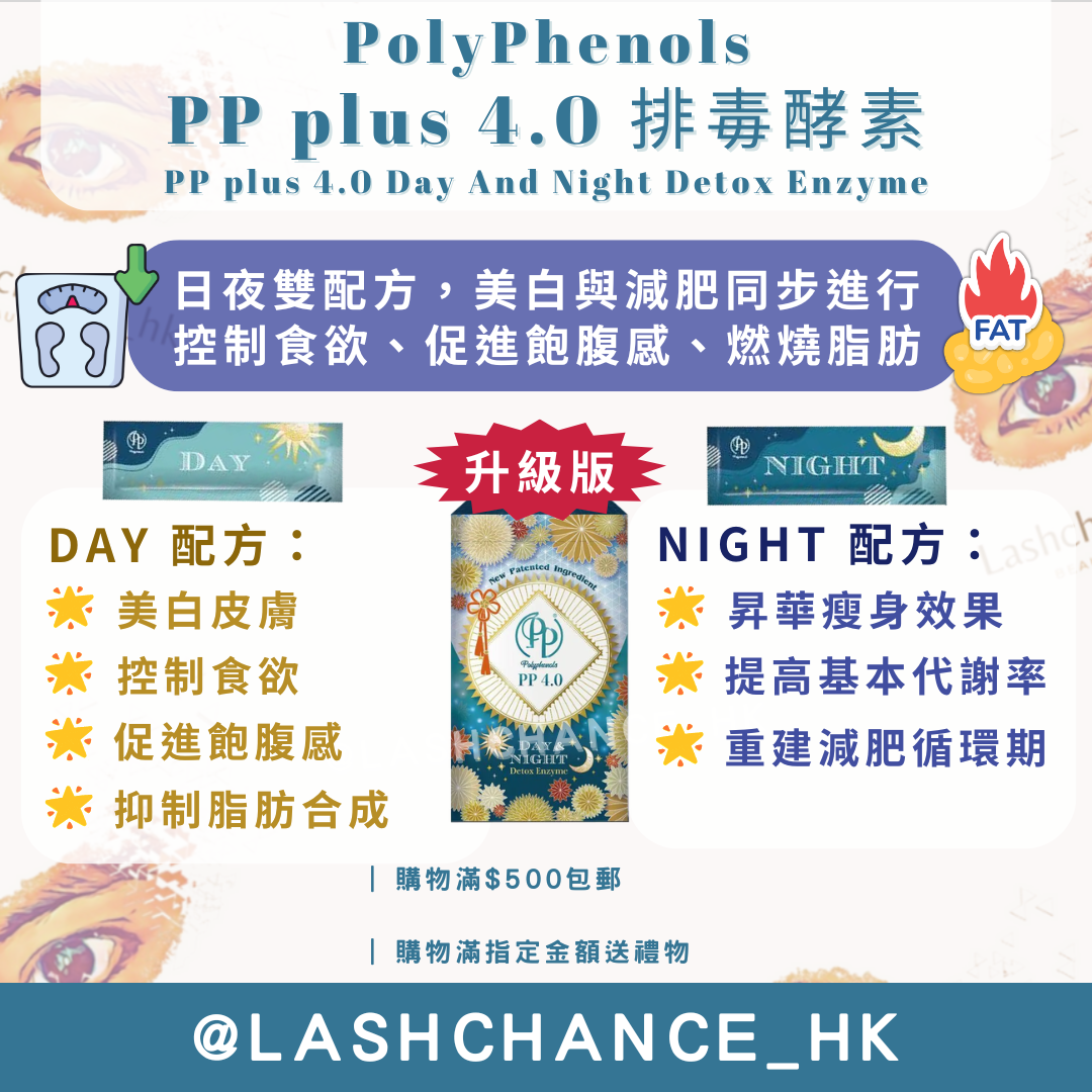 PolyPhenols PP plus 4.0 排毒酵素日夜配方 Day And Night Detox Enzyme